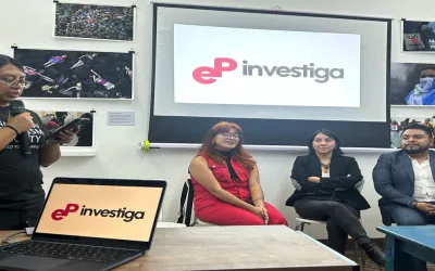 Participación en el conversatorio EP Investiga